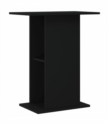 vidaXL Aquarium Stand Black 60.5x36x72.5 cm Engineered Wood