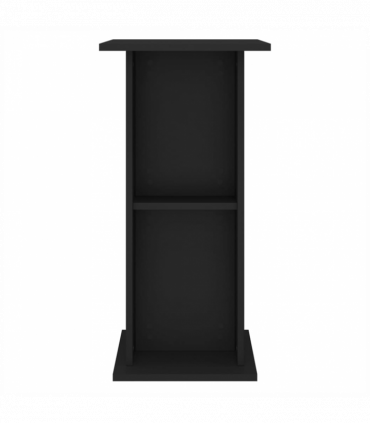 vidaXL Aquarium Stand Black 60.5x36x72.5 cm Engineered Wood