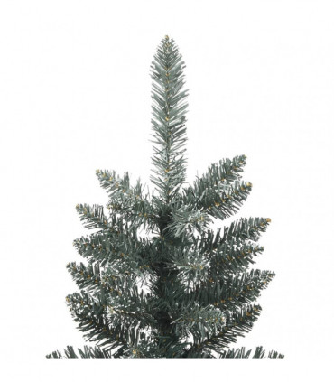 vidaXL Artificial Slim Christmas Tree with Stand Green 120 cm PVC