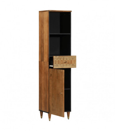 vidaXL Bathroom Cabinet 38x33x160 cm Solid Wood Mango