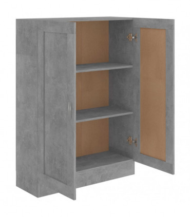vidaXL Book Cabinet Concrete Grey 82.5x30.5x115 cm Engineered Wood