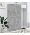 vidaXL Book Cabinet Concrete Grey 82.5x30.5x150 cm Engineered Wood