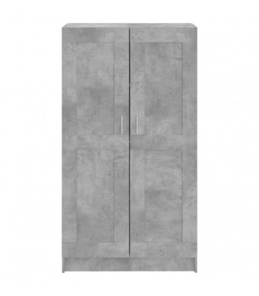 vidaXL Book Cabinet Concrete Grey 82.5x30.5x150 cm Engineered Wood