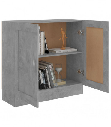 vidaXL Book Cabinet Concrete Grey 82.5x30.5x80 cm Engineered Wood