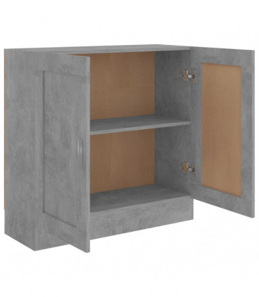 vidaXL Book Cabinet Concrete Grey 82.5x30.5x80 cm Engineered Wood