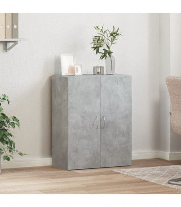 vidaXL File Cabinet Concrete Grey 60x32x77.5 cm Engineered Wood