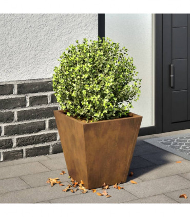 vidaXL Garden Planter 30x30x30 cm Corten Steel