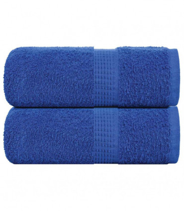 vidaXL Guest Towels 2 pcs Blue 30x50 cm 360 gsm 100% Cotton