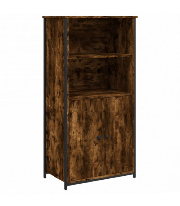 vidaXL Highboard Smoked Oak 62x36x121.5 cm Engineered Wood