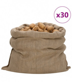 vidaXL Jute Sacks 30 pcs 100x110 cm 100% Jute 340 gsm