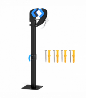 HOMCOM Bike Repair Stand, Wall Mount Bike Workstand w/ Adjustable Clamp