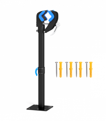 HOMCOM Bike Repair Stand, Wall Mount Bike Workstand w/ Adjustable Clamp