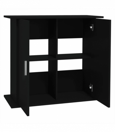 vidaXL Aquarium Stand Black 81x36x73 cm Engineered Wood