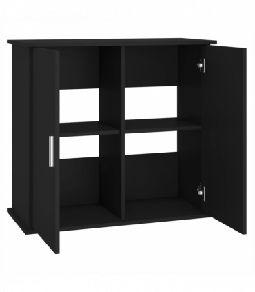 vidaXL Aquarium Stand Black 81x36x73 cm Engineered Wood