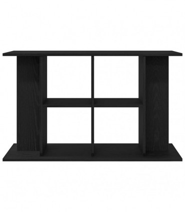 vidaXL Aquarium Stand Black Oak 100x40x60 cm Engineered Wood