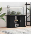 vidaXL Aquarium Stand Black Oak 101x41x58 cm Engineered Wood