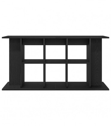 vidaXL Aquarium Stand Black Oak 120x40x60 cm Engineered Wood