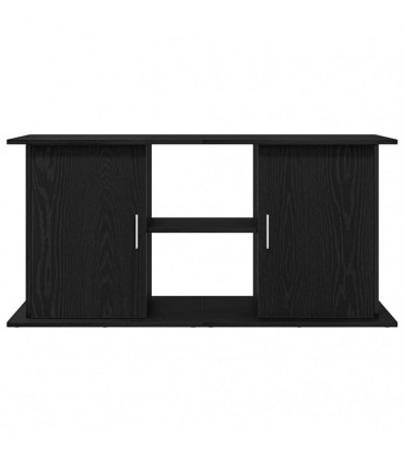 vidaXL Aquarium Stand Black Oak 121x41x58 cm Engineered Wood