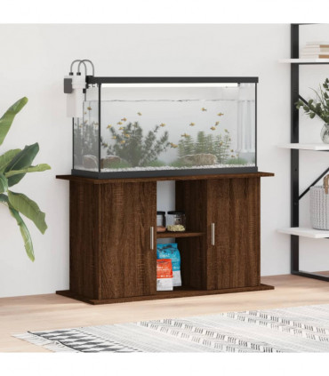vidaXL Aquarium Stand Brown Oak 101x41x58 cm Engineered Wood