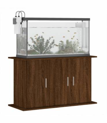 vidaXL Aquarium Stand Brown Oak 101x41x58 cm Engineered Wood