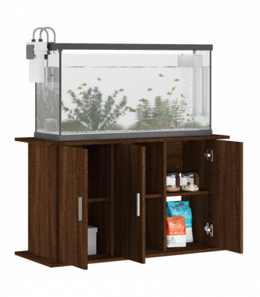 vidaXL Aquarium Stand Brown Oak 101x41x58 cm Engineered Wood
