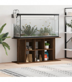 vidaXL Aquarium Stand Brown Oak 120x40x60 cm Engineered Wood