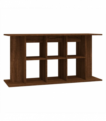 vidaXL Aquarium Stand Brown Oak 120x40x60 cm Engineered Wood