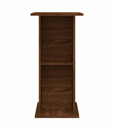 vidaXL Aquarium Stand Brown Oak 60.5x36x72.5 cm Engineered Wood