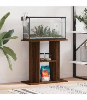 vidaXL Aquarium Stand Brown Oak 60x30x60 cm Engineered Wood