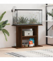 vidaXL Aquarium Stand Brown Oak 80x35x60 cm Engineered Wood