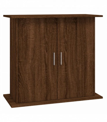 vidaXL Aquarium Stand Brown Oak 81x36x73 cm Engineered Wood