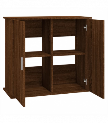 vidaXL Aquarium Stand Brown Oak 81x36x73 cm Engineered Wood