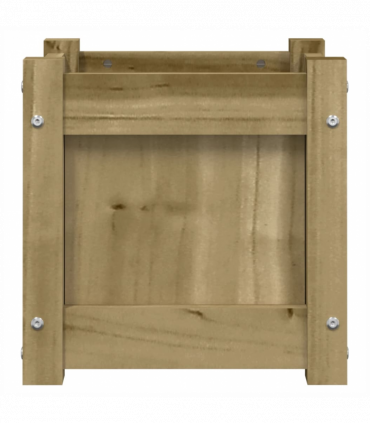 vidaXL Garden Planter 31x31x31 cm Impregnated Wood Pine