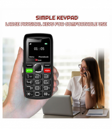 TTfone TT880 Easy-to-Use Big Button Mobile with USB C Cable