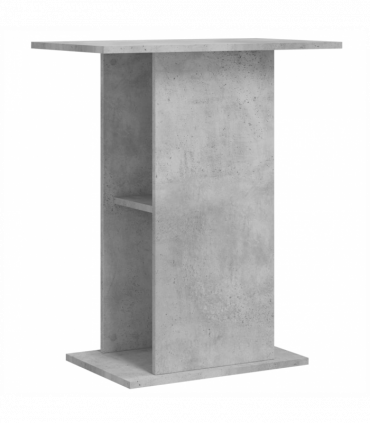 vidaXL Aquarium Stand Concrete Grey 60.5x36x72.5 cm Engineered Wood