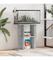 vidaXL Aquarium Stand Concrete Grey 60x30x60 cm Engineered Wood