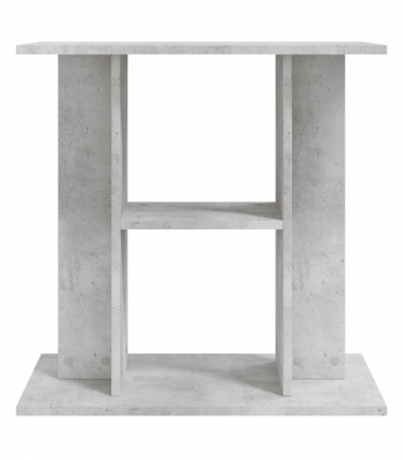 vidaXL Aquarium Stand Concrete Grey 60x30x60 cm Engineered Wood