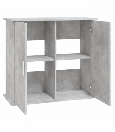 vidaXL Aquarium Stand Concrete Grey 81x36x73 cm Engineered Wood