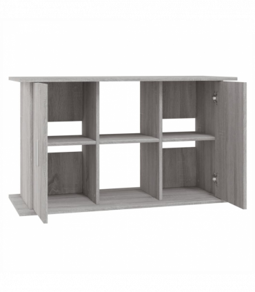 vidaXL Aquarium Stand Grey Sonoma 101x41x58 cm Engineered Wood