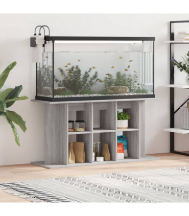 vidaXL Aquarium Stand Grey Sonoma 120x40x60 cm Engineered Wood