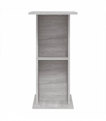 vidaXL Aquarium Stand Grey Sonoma 60.5x36x72.5 cm Engineered Wood