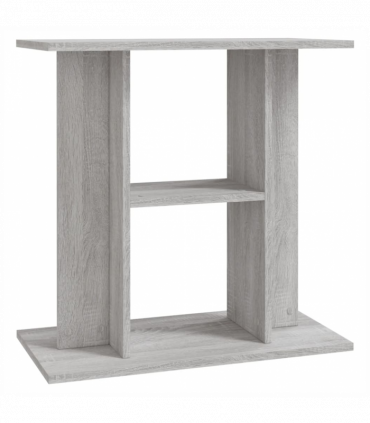 vidaXL Aquarium Stand Grey Sonoma 60x30x60 cm Engineered Wood
