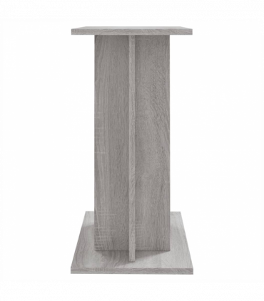 vidaXL Aquarium Stand Grey Sonoma 60x30x60 cm Engineered Wood