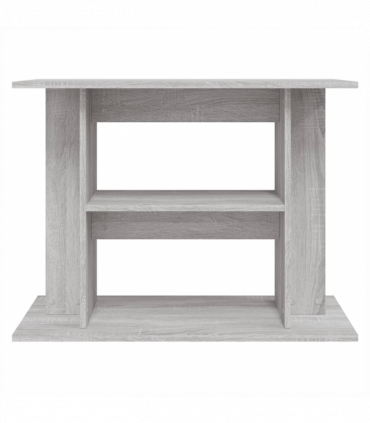 vidaXL Aquarium Stand Grey Sonoma 80x35x60 cm Engineered Wood