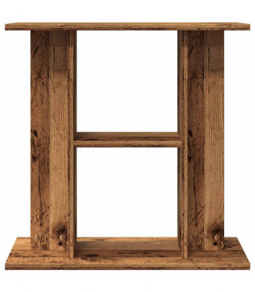 vidaXL Aquarium Stand Old Wood 60x30x60 cm Engineered Wood