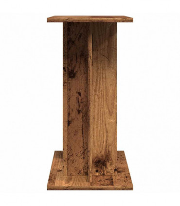 vidaXL Aquarium Stand Old Wood 60x30x60 cm Engineered Wood