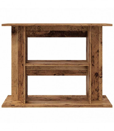vidaXL Aquarium Stand Old Wood 80x35x60 cm Engineered Wood
