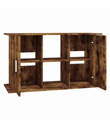 vidaXL Aquarium Stand Smoked Oak 101x41x58 cm Engineered Wood