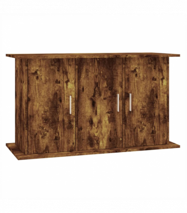 vidaXL Aquarium Stand Smoked Oak 101x41x58 cm Engineered Wood