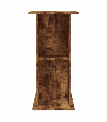 vidaXL Aquarium Stand Smoked Oak 75x36x72.5 cm Engineered Wood
